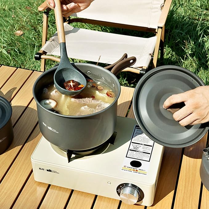 3Pcs Camping Cooking Set Lightweight Outdoor Mess Kit for Hiking and Picnics