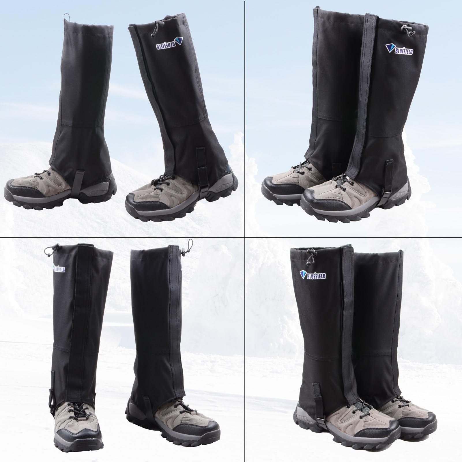 Azarxis Hiking Gaiters for Outdoor Camping Running Walking Backpacking Women Men Ankle Leg Guard