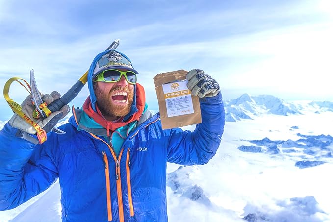 Nomad Nutrition Kathmandu Curry | Instant Freeze Dried Backpacking & Camping Food | Plant-Based, Non-GMO Hiking Meals with High-Energy, Vegan, Gluten-Free | 112g - 1 Pack