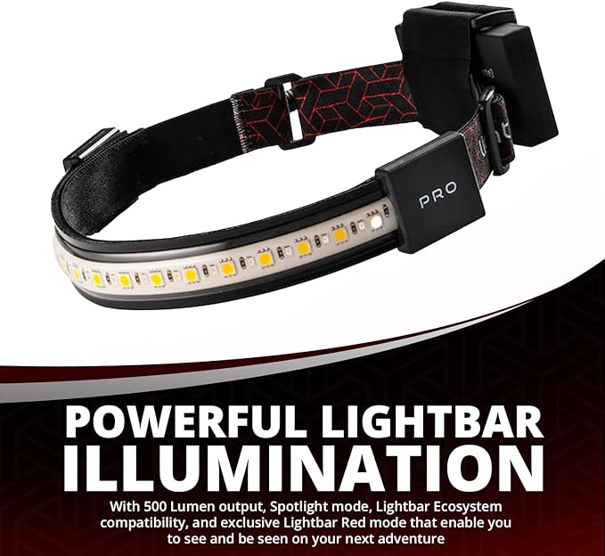 | LED Headlamp, 300 to 500 Lumens, Spot Light Mode and Red Light Modes Available On Select Models - Perfect for Camping Running Biking Fishing Construction