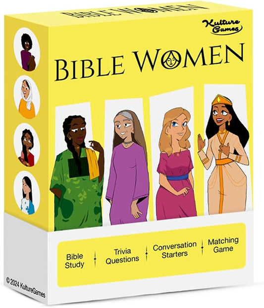 Kulture Games Bible Women - Christian Card Game with 50 Inspiring Bible Stories – Bible Trivia| Bible Trivia | Conversation Starters | Biblical Game