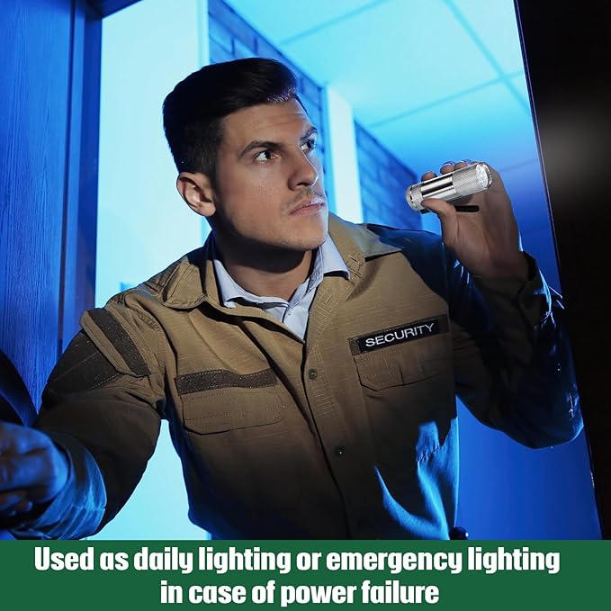 VIHOSE 12 Pcs Mini Flashlights Bulk, Bright Aluminum Handheld Flash Lights with Lanyard, Small LED Flashlights for Kids Night Reading Emergency Hurricane Camping Hiking Party Favors(Gray)