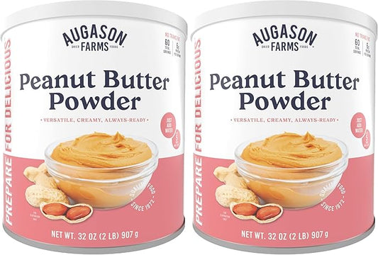 Augason Farms Peanut Butter Powder 2 lbs No. 10 Can