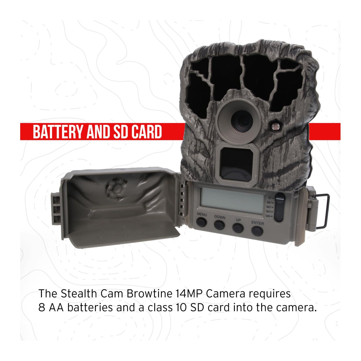 Stealth Cam Browtine 14MP Trail Camera Bundle