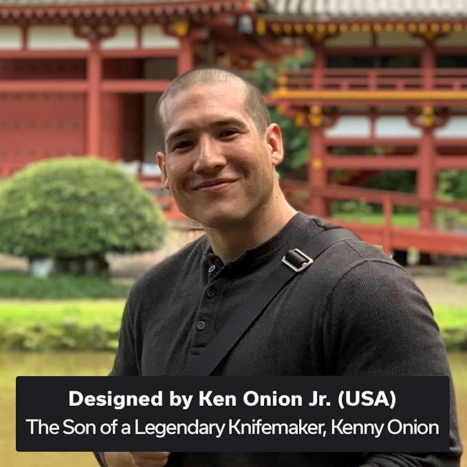 CIVIVI Crabby Pocket Knife, EDC Folding Knife for Men Women with Swedish 14C28N Blade Contoured Micarta Handle, Designed by Ken Onion Jr. C24055-3