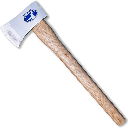 The New 19" Handle Competition Thrower: World Axe Throwing League Premium Competition Throwing Axe with Throwing Hatchet Hickory Wooden Handle