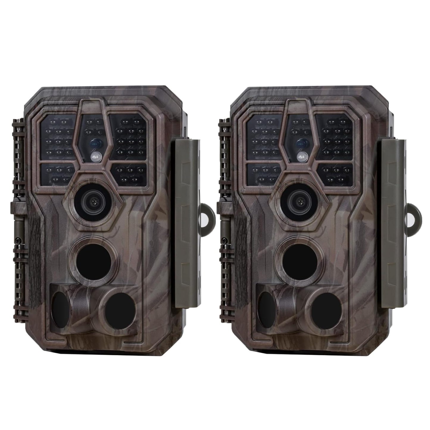 GardePro E5S 2-Pack Trail Camera (Non-Cellular, Non-WiFi), 64MP Photo & 1296P HD Video, 0.1s