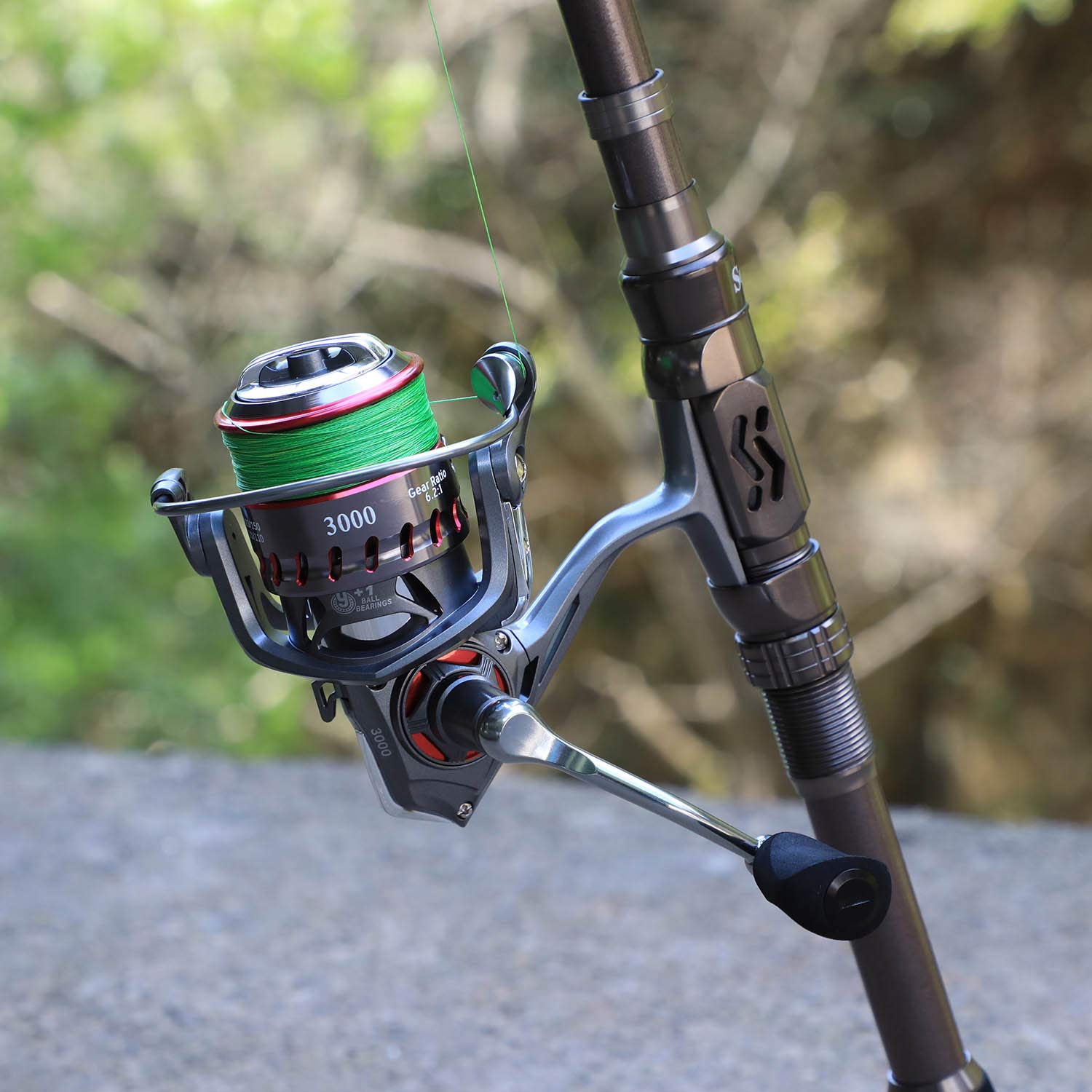 Sougayilang Fishing Rod Telescopic Fishing Rod Portable- 24 Ton Carbon Fiber,CNC Machined Reel