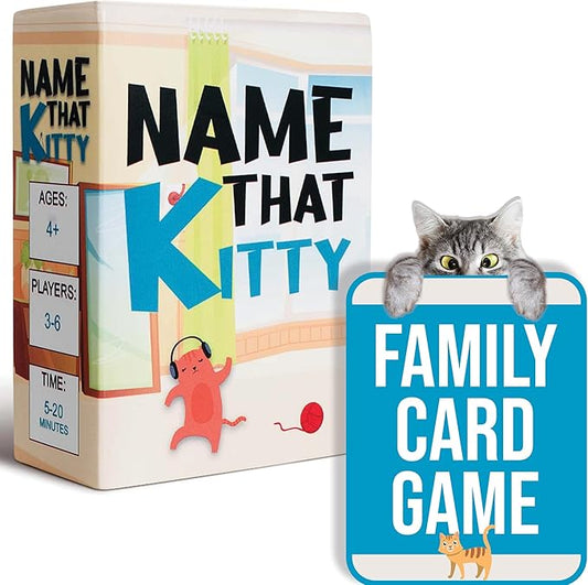 Name That Kitty - Cat Card Game for Kids 8-12 is Great for Cat Crafts, Cat Games, and Cat Memory Fans! Fun for Families, 9-Year-Old Girl Gifts, Cat Toys for Kids, or Cat-Themed Toys for Girls 6-8