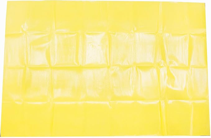 Primacare CB-6821 Emergency Disposable Transport Blanket, Lightweight and Warerproof, Space Blanket for Outdoors, Camping, First Aid, Hiking, Survival, 60??x 90?? Yellow
