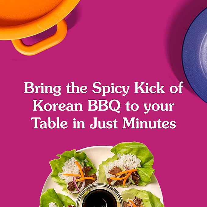 BEN'S ORIGINAL Ready Rice Korean BBQ Flavored Rice, Easy Dinner Side, 8.5 OZ Pouch (Pack of 12)
