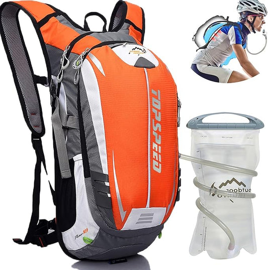 INOXTO Hydration Pack Backpackï¼?8L Hydration Pack Lightweight Water Backpack with 2L Water Bladder Bag Daypack for Hiking Running Cycling Camping Hunting for Women Men