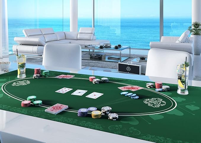 Bullets Poker Set, 2 Plastic Card, Dice, Dealer Button, Manual & Travel Case ??with Case for Texas Hold?™em, Casino Games, & Prominence ??Ideal Poker Set with Chips and Cards, 500 Clay 'Carmela' Chips.