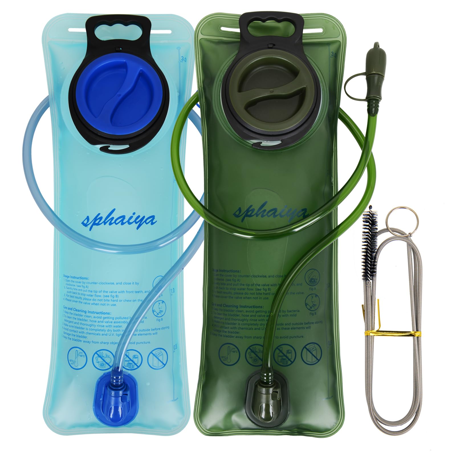 Hydration Bladder 2L-3L Water Storage Bag Reservoir,Military Hydration Pack Replacement for Hiking
