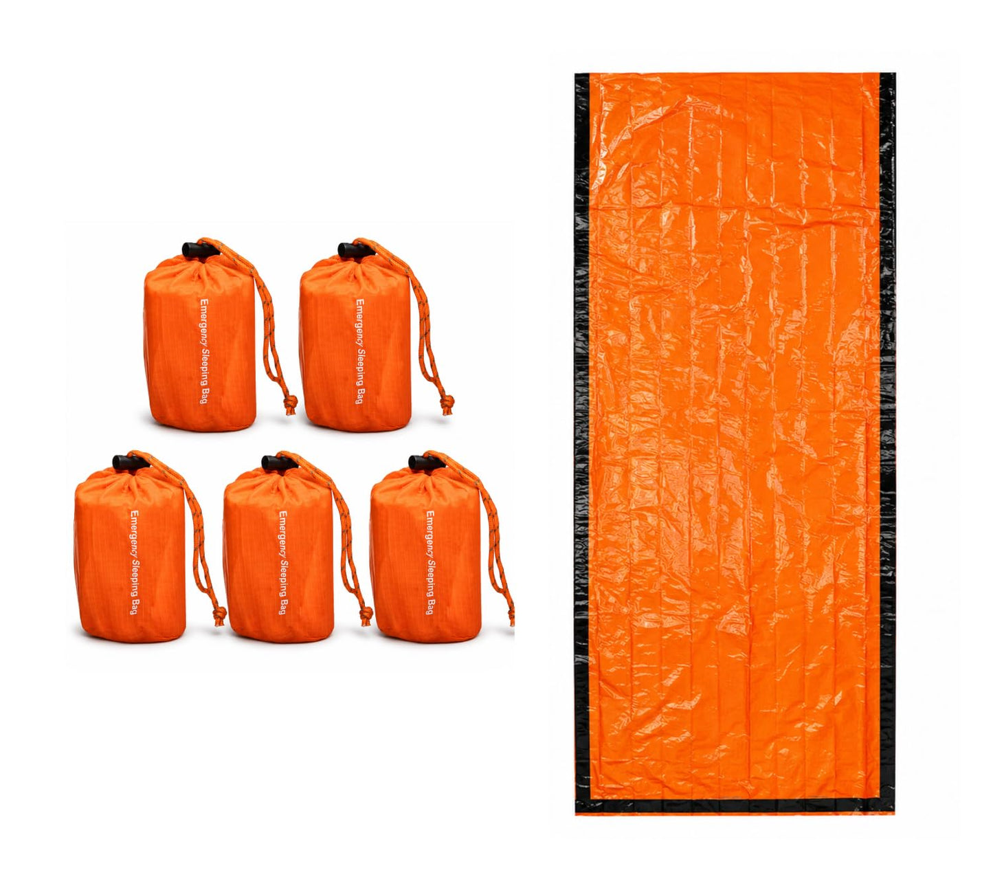 NovaMedic NM-3673P Emergency Sleeping Bag Parent ASIN (Pack of 5)