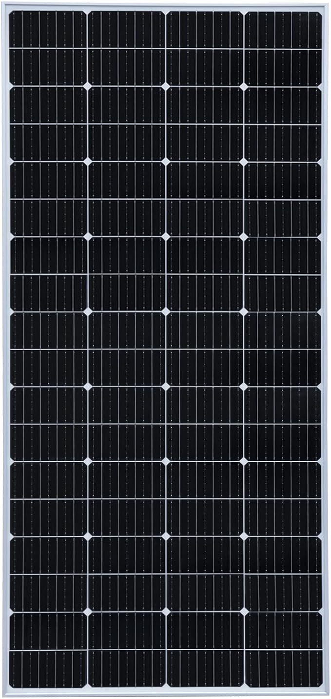 Solar Panel 200W Monocrystalline PV Module Power for Battery Boat Rvs Cabin (200W)