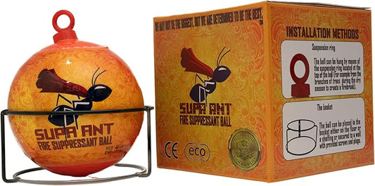 Supa Ant Fire Safety Ball as Fire Blanket for Home and Kitchen ??Fire Protection Device for House, Office, Garage, Car