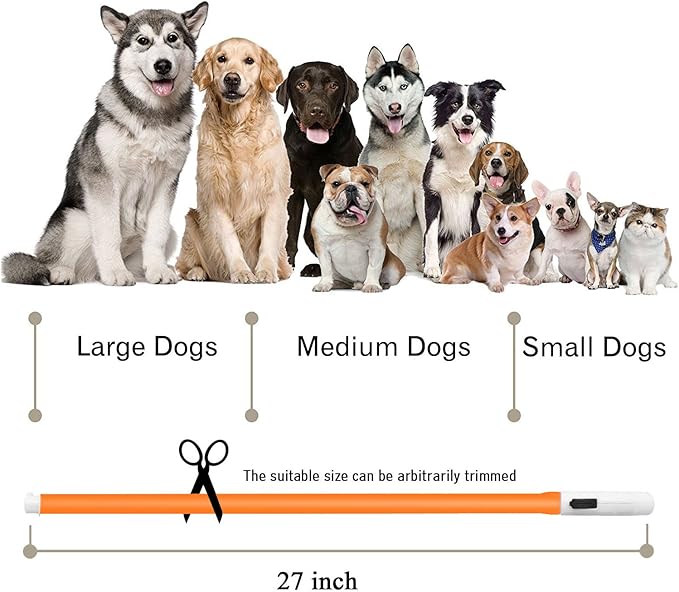 LED Dog Collar,USB Rechargeable Glowing Dog Collars, Light Up Collar Improved Pet Safety &Visibility at Night, 3 Flashing Modes,Water-Resistant LED Lighted Fits for Small Medium Large Dogs