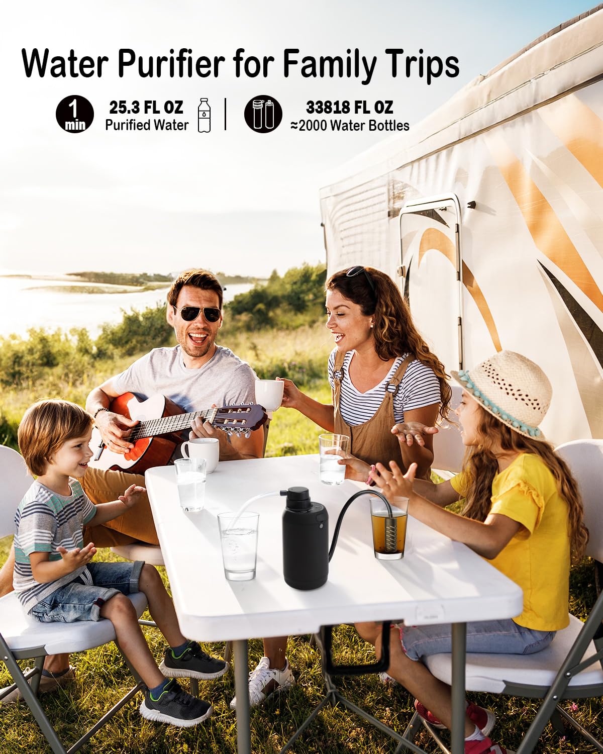 BKLES Electric Water Purifier Camping, Survival & Emergency Preparedness