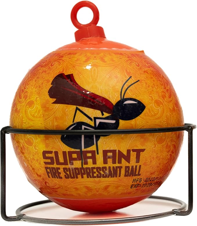 Supa Ant Fire Safety Ball as Fire Blanket for Home and Kitchen ??Fire Protection Device for House, Office, Garage, Car