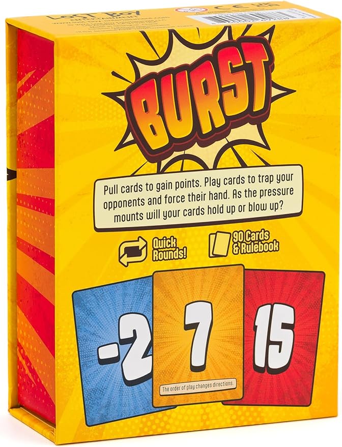 Burst - Card Games - Family Party - Game Night - for Kids 10 and Up - Games for Adults