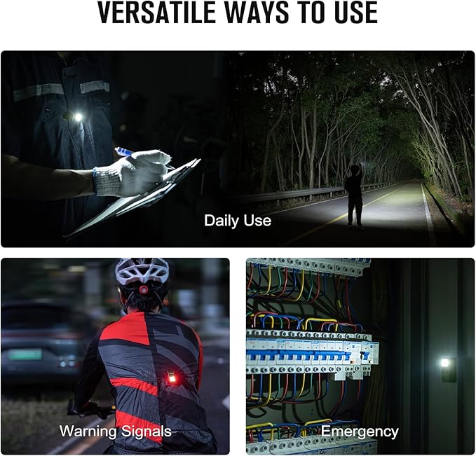 OLIGHT Oclip Rechargeable EDC Flashlight 300 Lumens Dual Sources Compact Pocket Clip Light, Convenient USB C Charging, Magnetic Flash Lights for Working, Cycling, Emergency, Signaling Tool(OD Green)