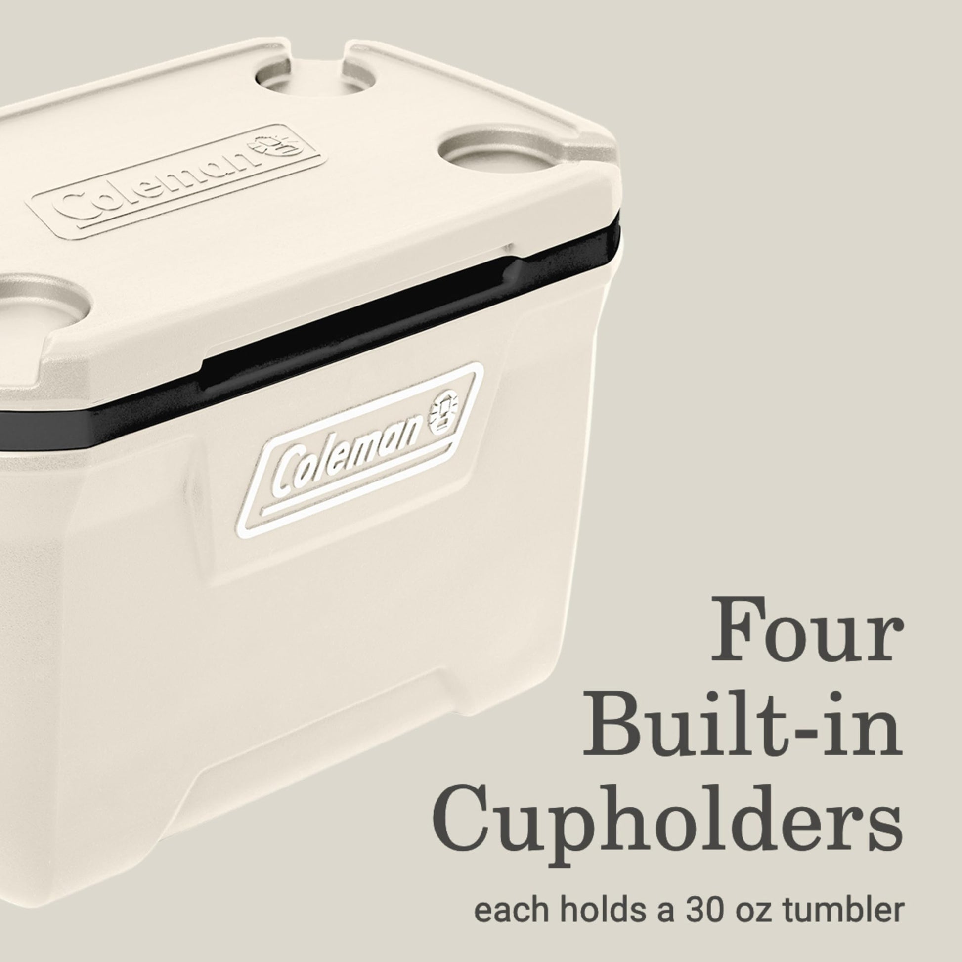 Coleman Classic Series Insulated Portable Cooler, Leak-Resistant Outdoor Hard Cooler Keeps Ice up