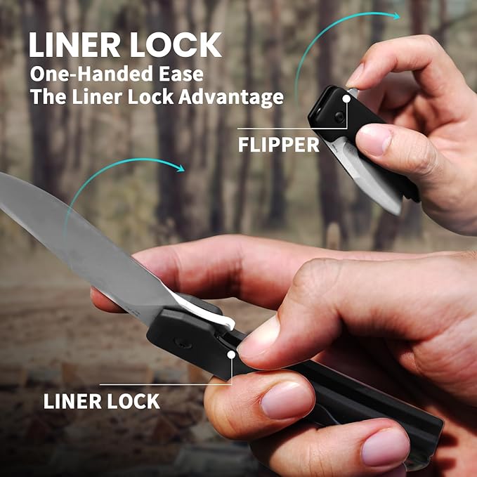 Kizer Nice Guy Pocket Folding Knife, 2.84" Nitro V Blade, Lightweight Sharp Camping and Hiking Knife, Tough Aluminium Handle, Liner Lock Flipper Knives V3011A2