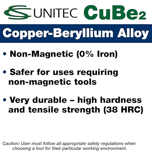 CS Unitec | Non-Sparking Pick Head Axe | 4 lbs. | TUV Certified | Copper Beryllium | Non-Magnetic | Corrosion Resistant | EX1203-1850B