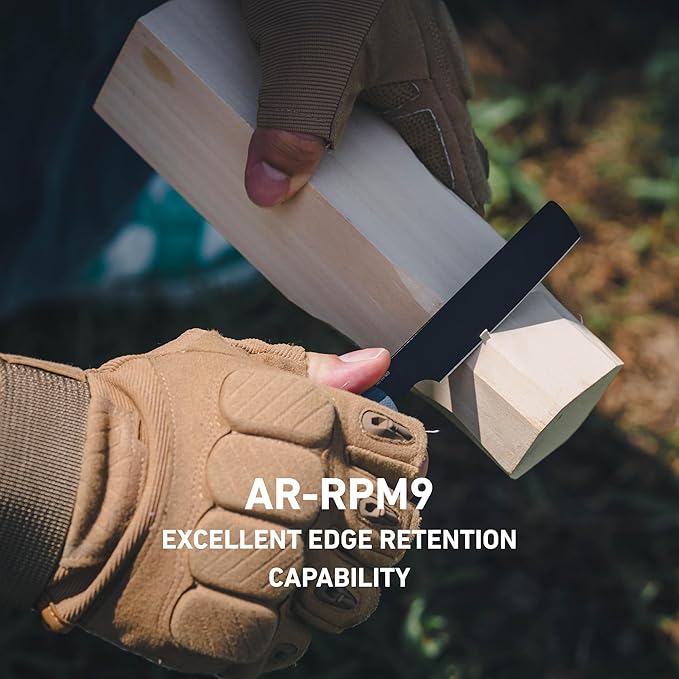 ARTISANCUTLERY Orthodox V2 Folding Knife, 3.54" AR-RPM9 Steel Blade G10 Handle Pocket Knife for Men Women Camping Hiking, 1883P Blue(New Version)