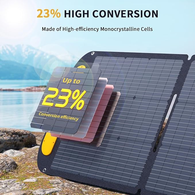 VTOMAN 2376Wh Portable Power Station Bundle with Extra Battery & 110W Solar Panel Included - Up to 3000W Solar Power Generator for Home Backup, Off-grid, Road Trip, RV, Camping, Fishing, Emergencies