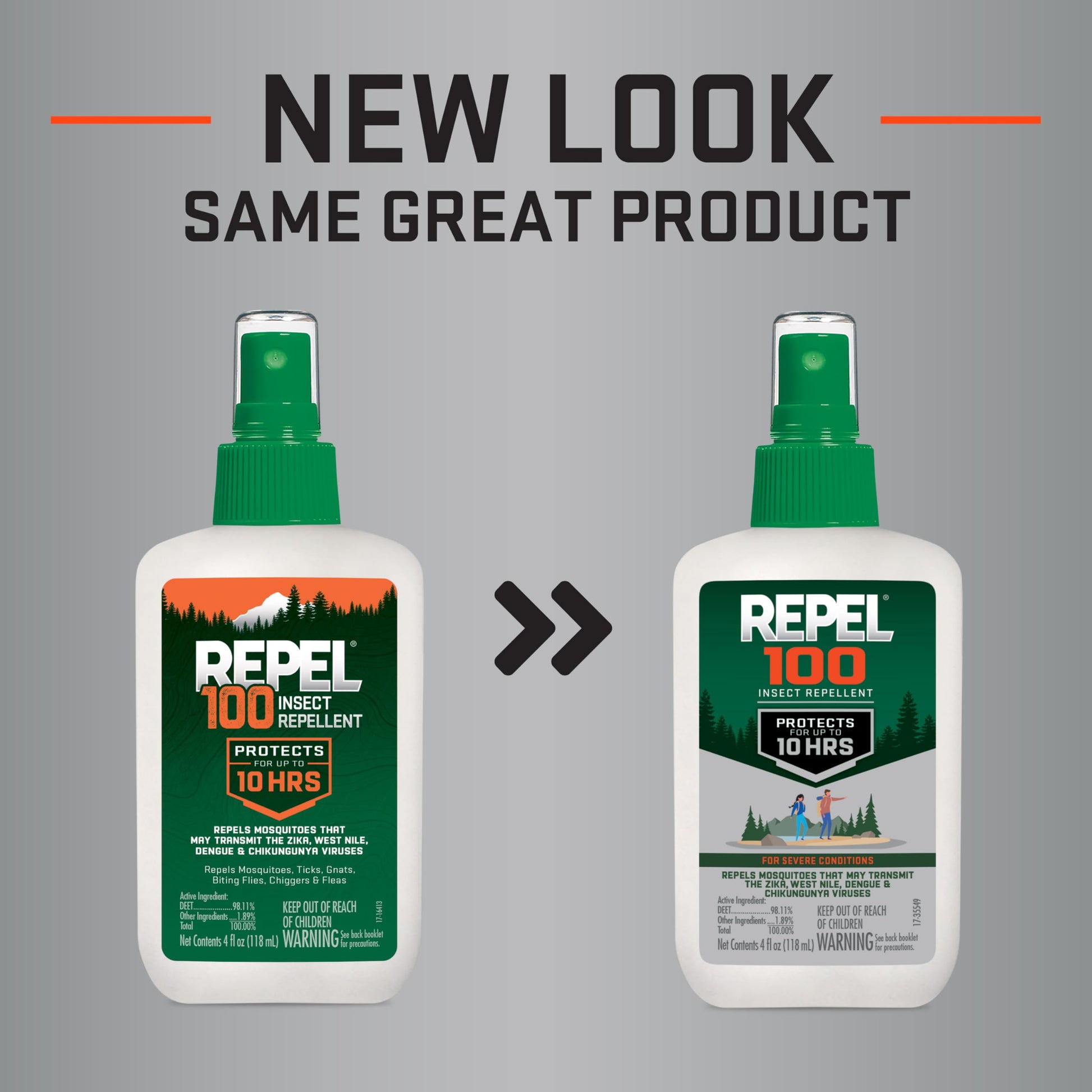 Repel 100 Mosquito & Insect Repellent 4 Oz, 98% DEET, 6 Pack