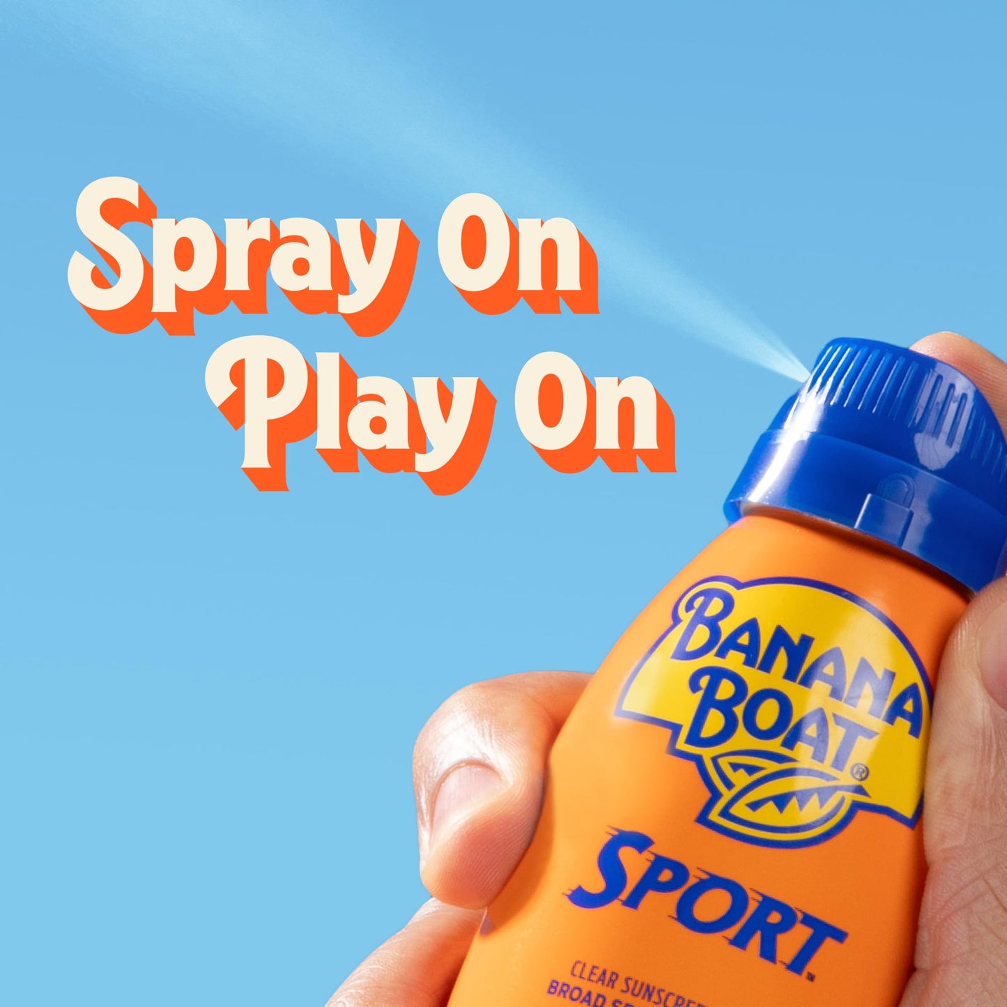 Banana Boat Sport SPF 50 Sunscreen Spray, 6 oz (2 Pack)