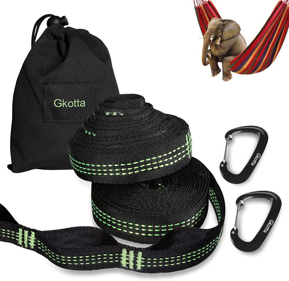 Hammock Straps for Trees Heavy Duty Long Extender Hammock Webbing Ropes Kit