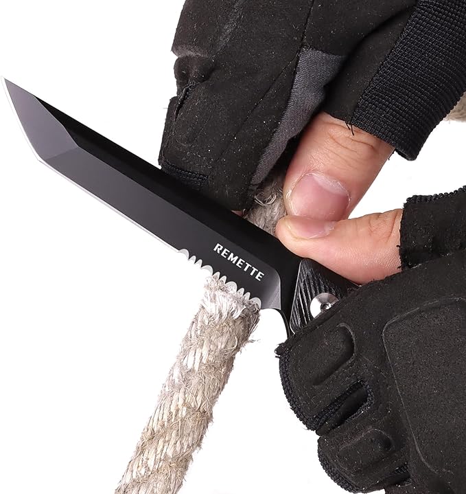 Pocket Knife GD22K, Flipper Open D2 Steel Tanto Folding knife with Durable G10 Handle,Men Women Everyday Carry EDC Knife,Sharp Camping Hiking Daily Work Knives