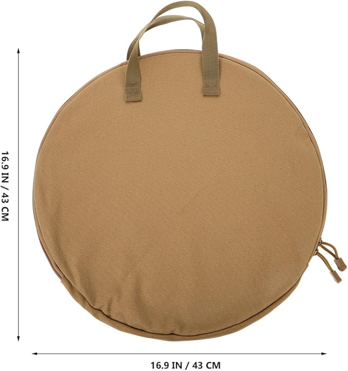 Garneck Outdoor Cast Iron Skillet Storage Bag Portable Frying Pan Pouch for Camp Cooking Convenient Outdoor Cookware Storage and Versatile Carrying Case