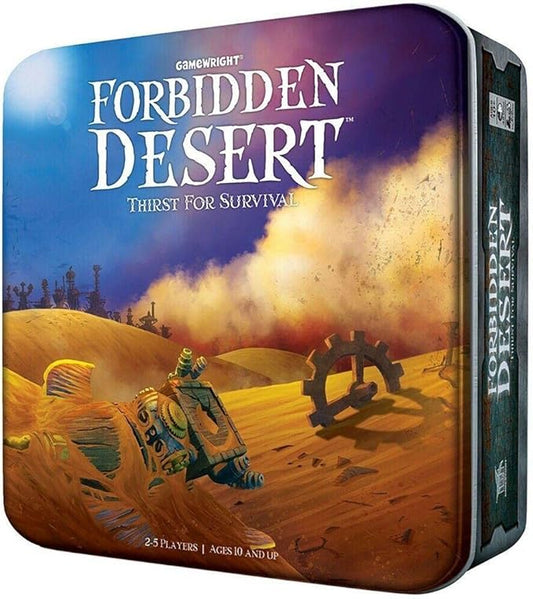 Gamewright - Forbidden Desert Cooperative Survival Adventure Board Game for 2-5 Players ??Family Strategy for Ages 10+