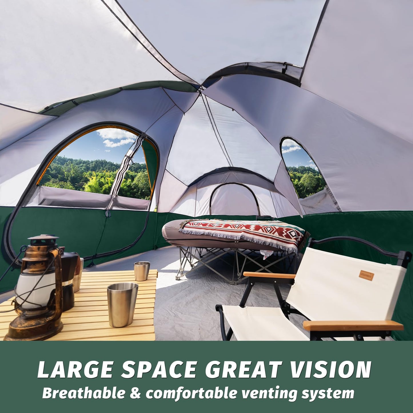 UNP 10 Person Tents for Camping Family Outdoor Camping Tent