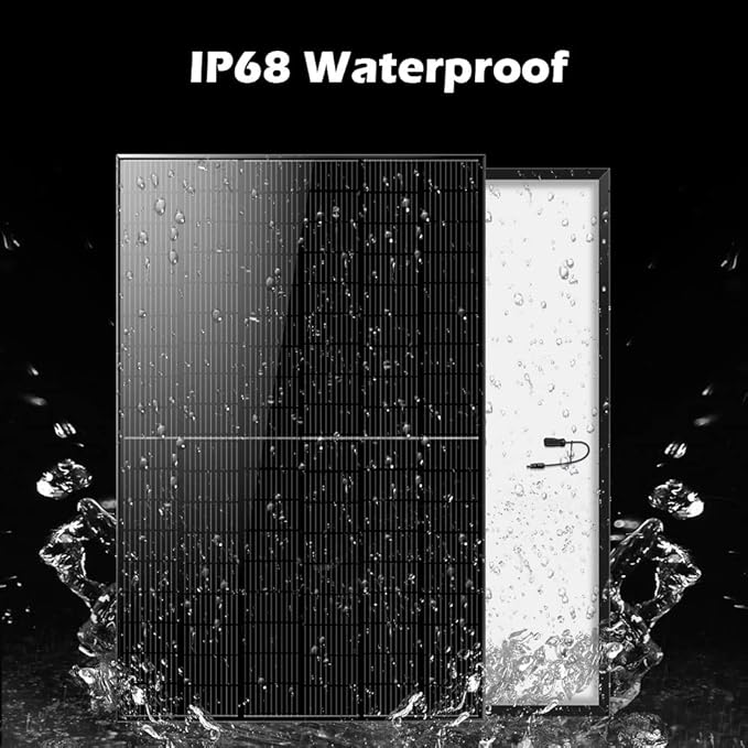SUNGOLDPOWER 18pcs 415W Monocrystalline Solar Panel,Grade A Solar Cell, Waterproof IP68,TUV certificated,Used for RV,Home,House,Boat,Farm,Off Grid and On Grid System