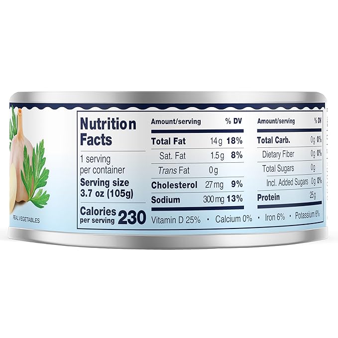 Tonnino Tuna Fish Albacore - Premium chunk in olive oil with Garlic & Herbs ??Pack of 12 ??Alternative to Salmon ??Protein Snacks ??Ready to Eat Meals