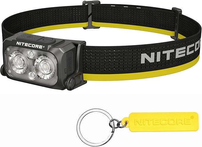 Nitecore NU25 MCT 400 Lumen Ultra Lightweight Multiple Color Temperatures Outdoor Headlamp USB-C Rechargeable Headlight Tag (Normal Headband)