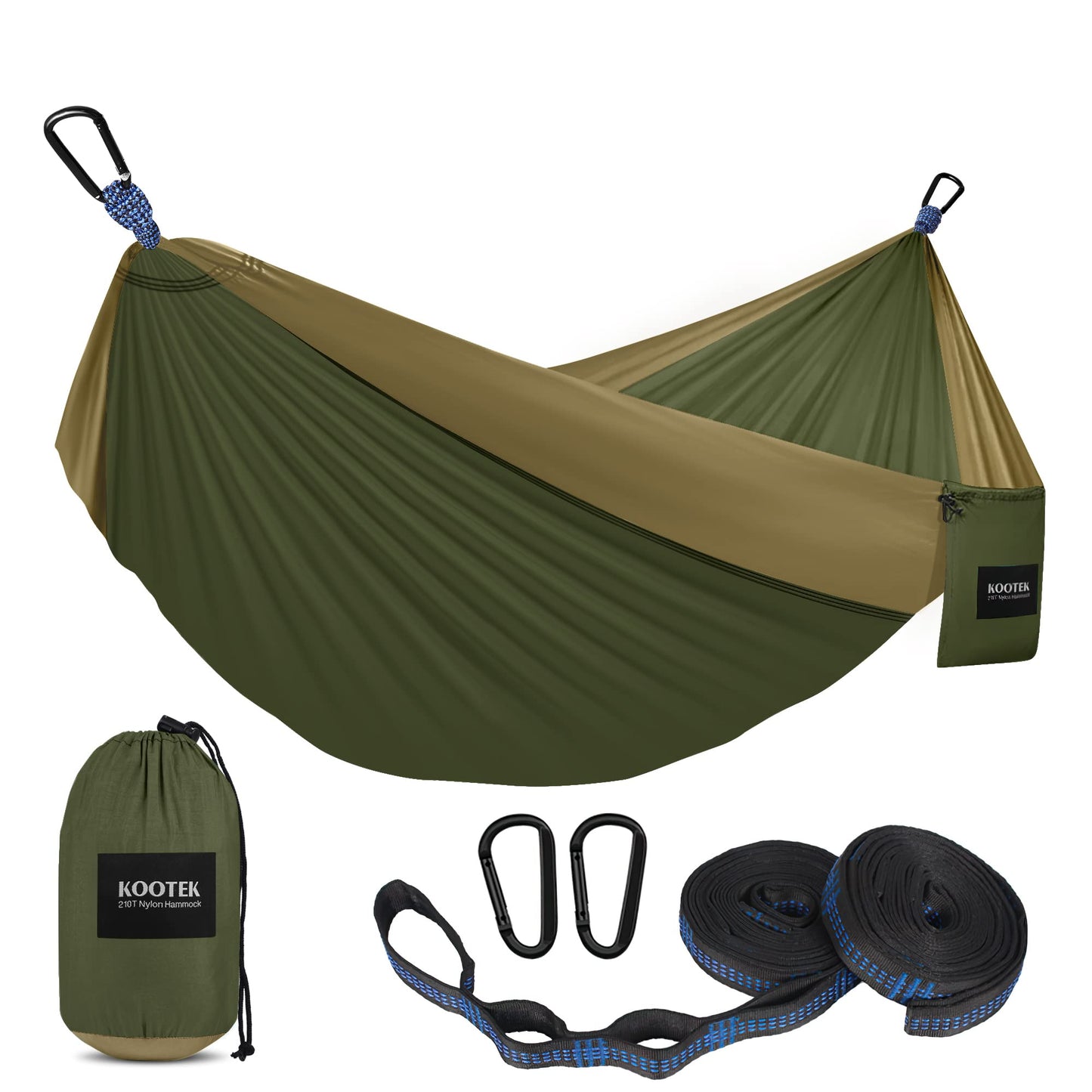 Kootek Camping Hammock 500lbs Capacity Outdoor Camping Essentials, Double