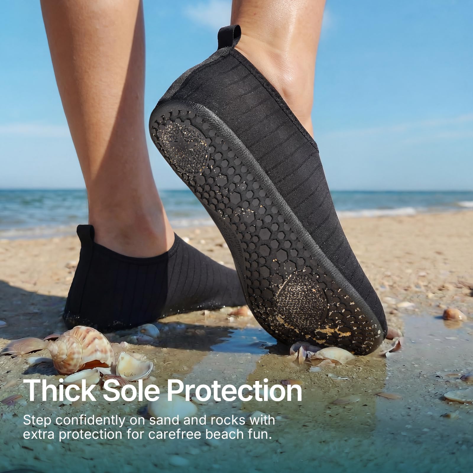 Water Shoes for Women Men Quick-Dry Aqua Socks Swim Beach Barefoot Yoga Exercise Wear Sport