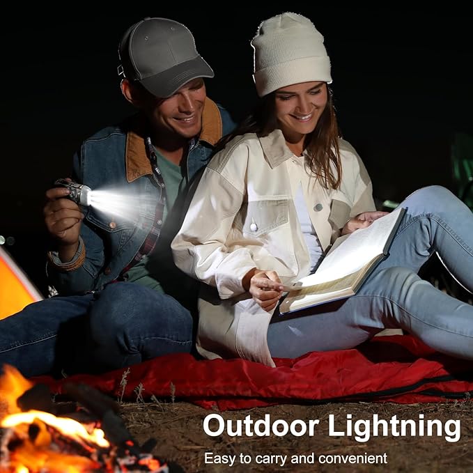 48 Pcs Hand Crank Flashlight No Battery Required Torch Light Manual Press Flashlight 3 LED Squeeze Torch Light for Shoeboxes Camping Hiking(Green, Gray, Blue, Red)