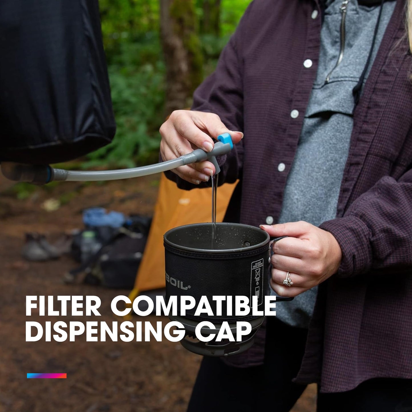 Hydrapak Pioneer - Collapsible Water Storage and Dispensing System (6L) - BPA & PVC Free Camping