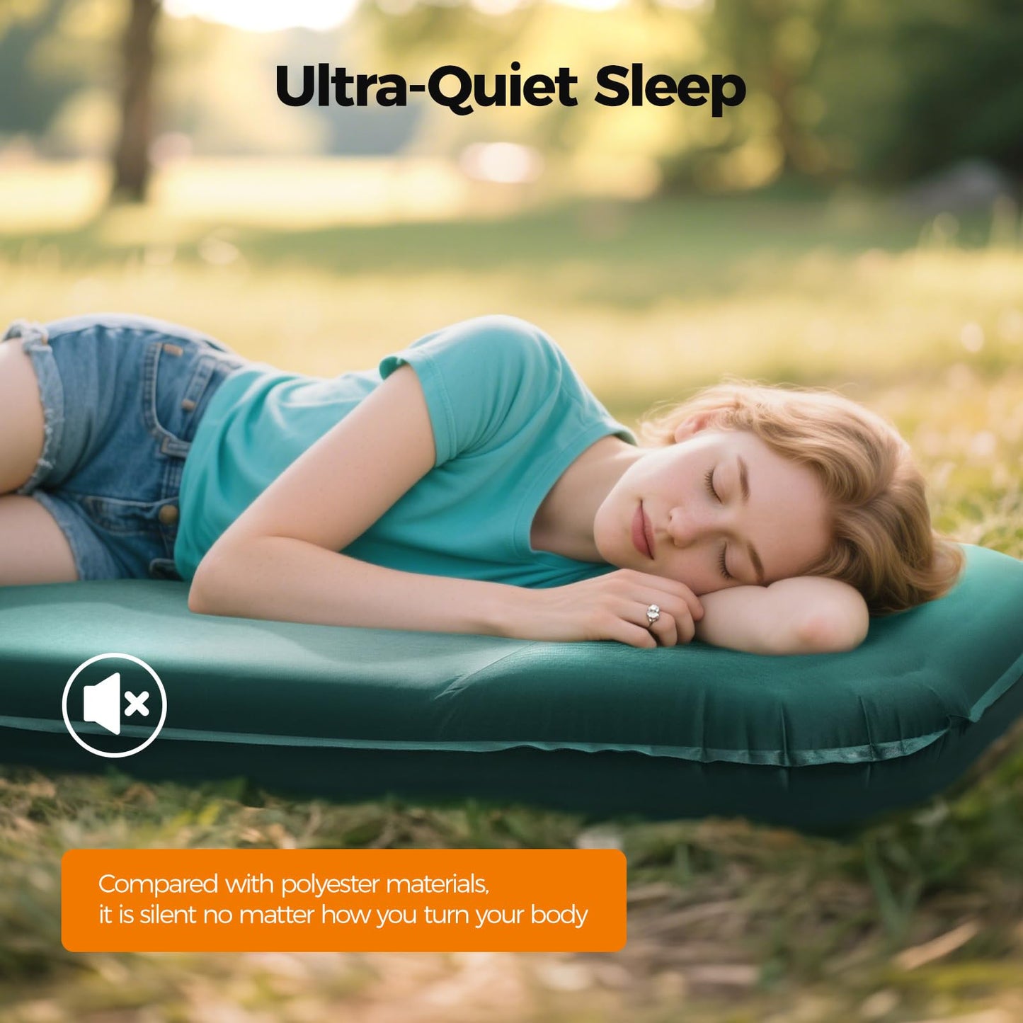 OGERY Self Inflating Sleeping Pad with Electric Pump, Memory Foam