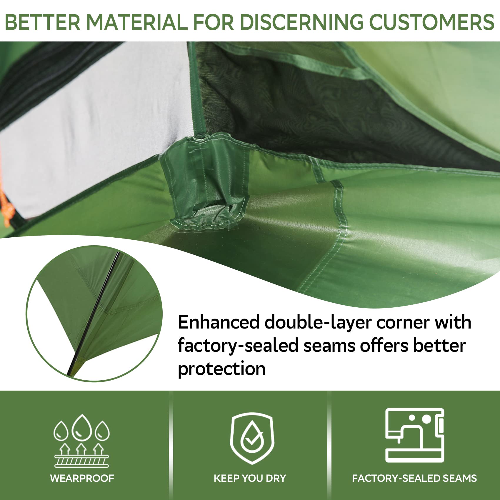 Clostnature 1 Person Lightweight Backpacking Tent, Easy Setup Tent