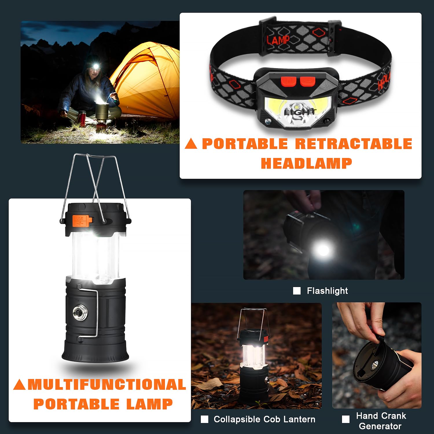 Skywod, Professional Survival Gear Set - First Aid Kit and Large Camping Backpack, Camping