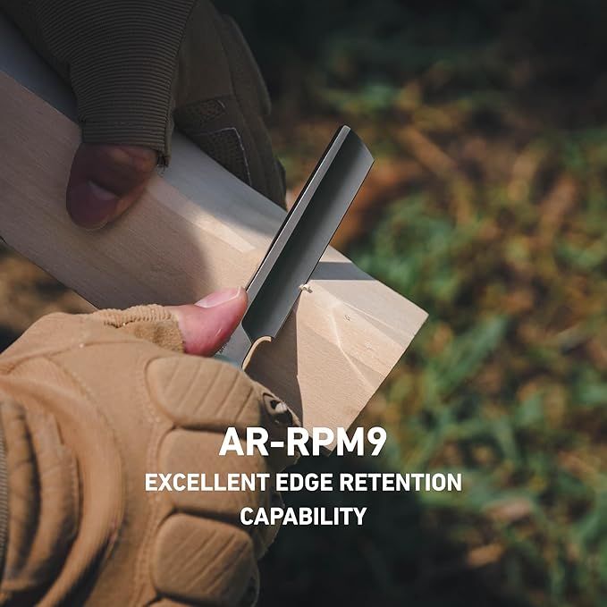 ARTISANCUTLERY Orthodox V2 Pocket Knife, 3.54" AR-RPM9 Steel Blade G10 Handle Folding Knife for Camping Hiking, 1883P Natural Green(New Version)