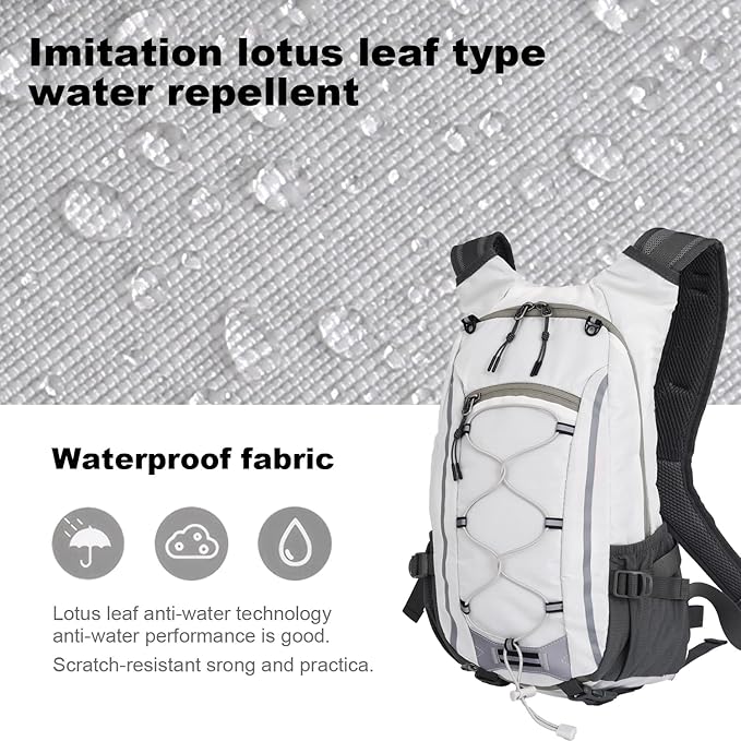 Small Hiking Backpack Lightweight Waterproof Daypack for Camping Cycling Fitness Outdoor Sports - Women Men Teens